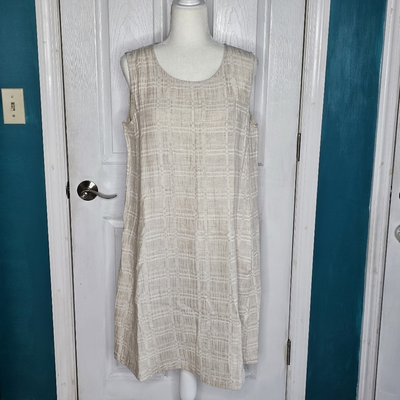 NWT Eileen Fisher Sleeveless Dress Medium - Picture 5 of 14